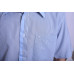 S-63 藍色條紋男襯衫（短袖／長袖）