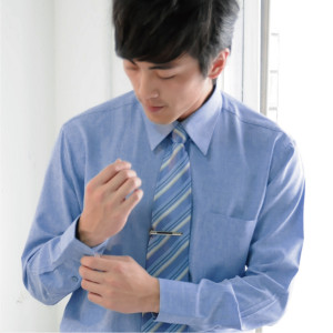 S-05-3 寶藍色長袖男襯衫