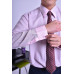S-65 粉色條紋男襯衫（短袖／長袖）