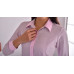 S-65EH 粉色條紋女襯衫（短袖／長袖）